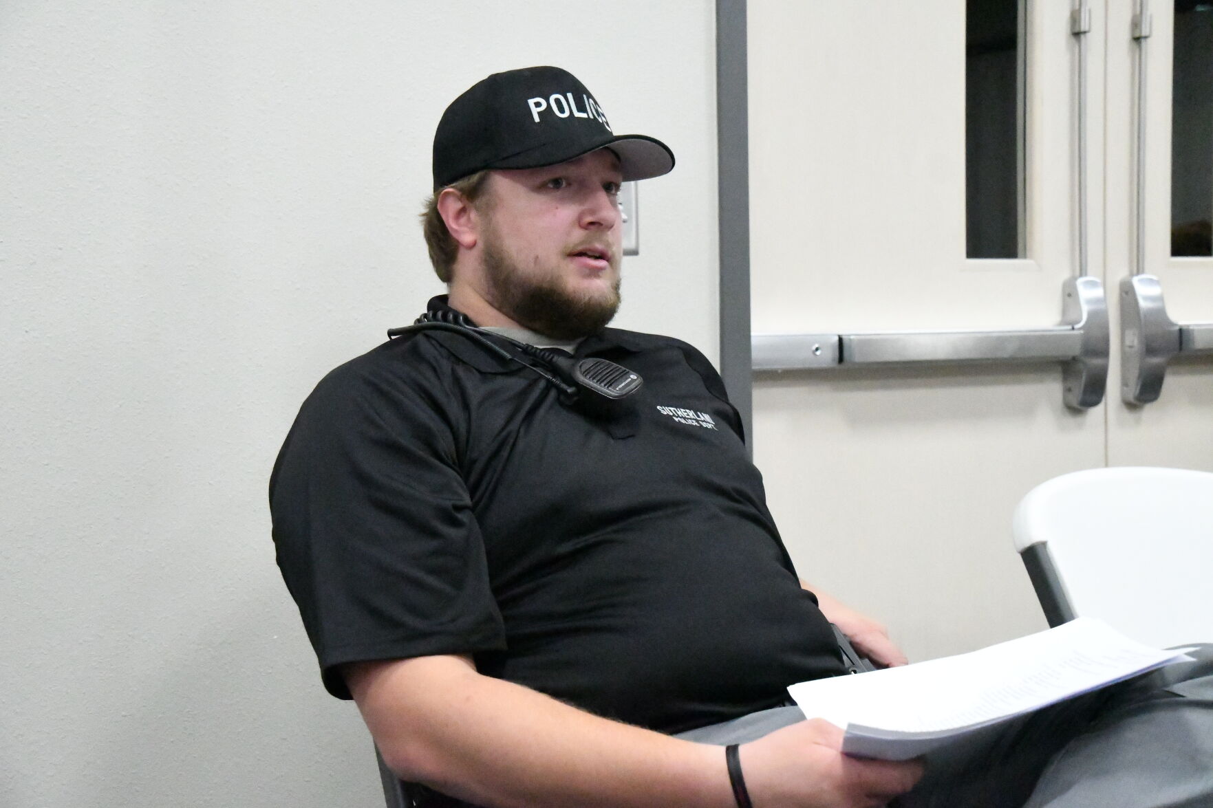 Derek Nixon gives first police report